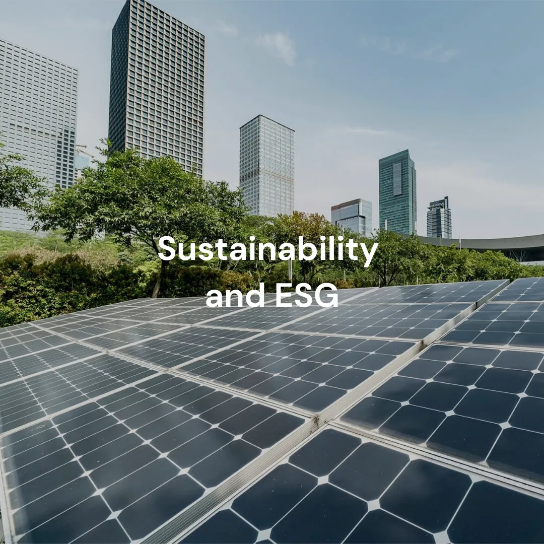 Sustainability and ESG